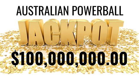 current powerball jackpot australia